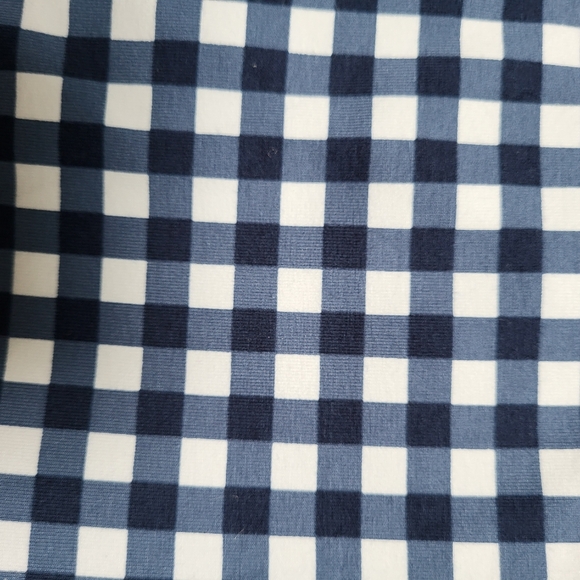 NWT! J Crew Blue Gingham Biker Shorts! Size Xl! - Picture 9 of 9